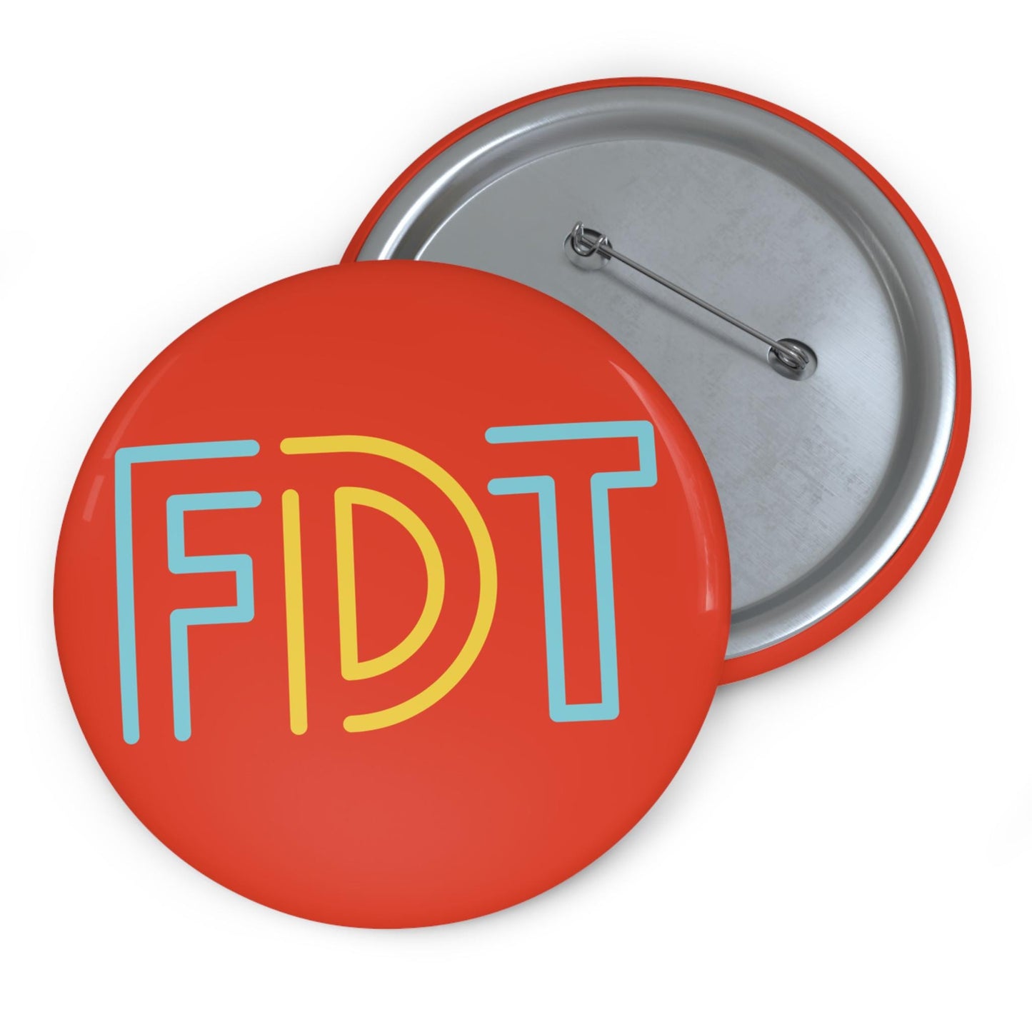 FDT pinback button anti Trump pin anti fascism merch fuck Donald Trump accessories leftist pin protest merch 8647 pin thoughts and tariffs
