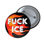 Fuck ICE button abolish ICE pin pro immigration merch political statement pin anti MAGA button social justice merch anti deportation button