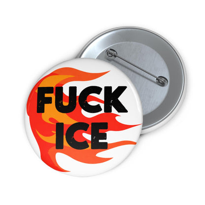 Fuck ICE button abolish ICE pin anti Trump accessories activist gift idea pro immigrant button social justice merch leftist accessories