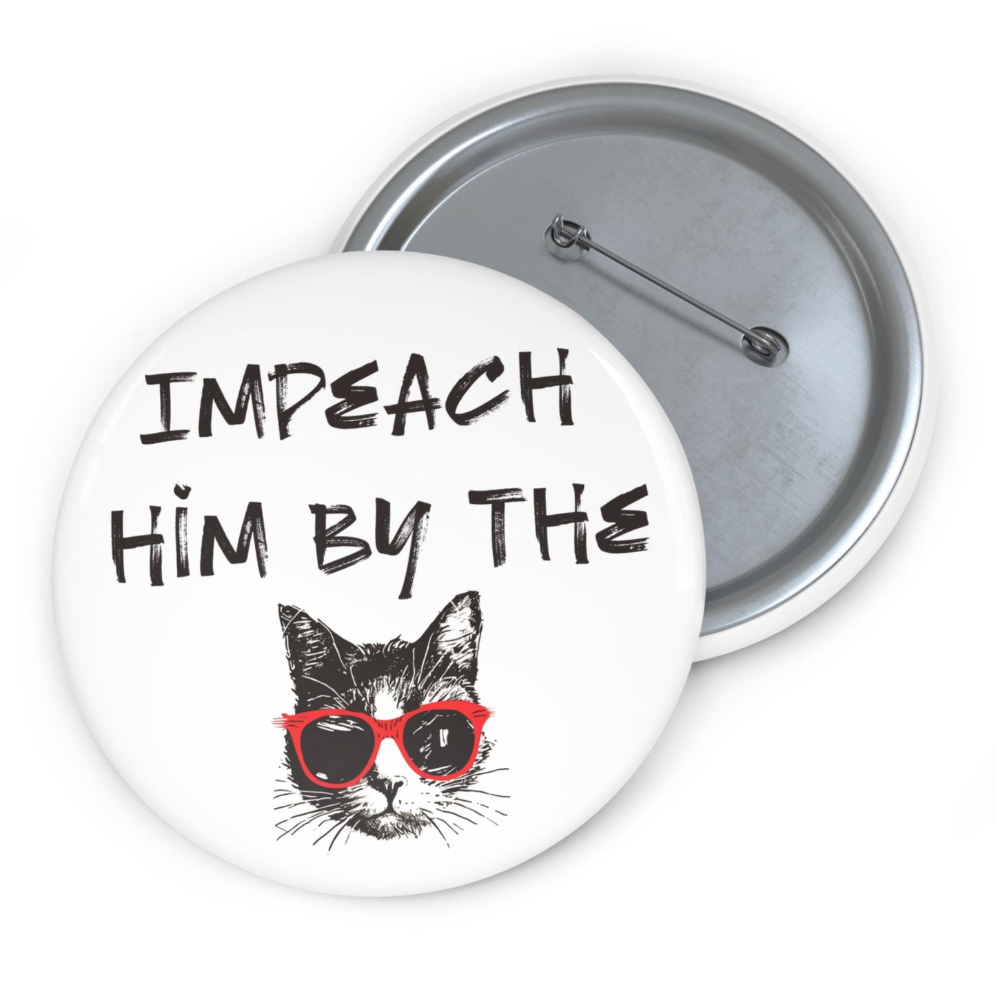 Impeach Trump button anti Trump pin funny feminist button fuck the patriarchy merch is he dead yet merch feminist accessories liberal merch