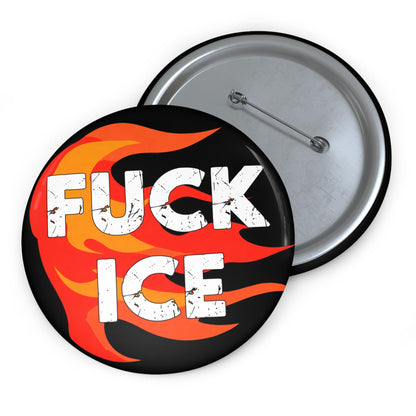Fuck ICE button abolish ICE pin pro immigration merch political statement pin anti MAGA button social justice merch anti deportation button