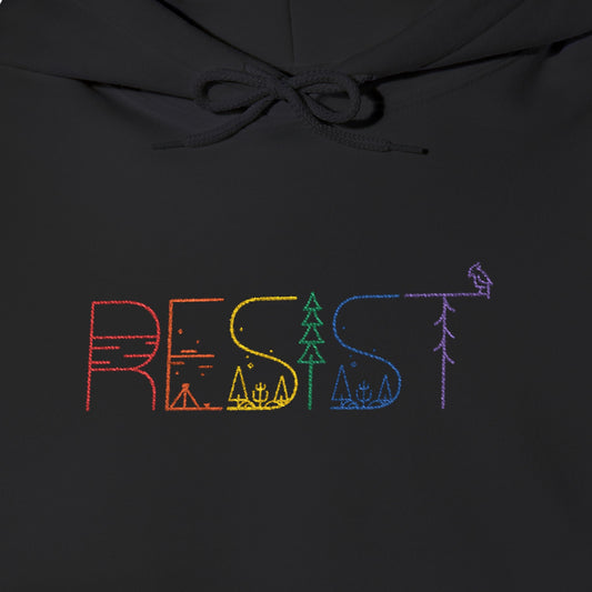 Resist hoodie anti Trump sweatshirt environmentalist gift idea liberal hoodie anti fascism sweatshirt lgbtq rights long sleeve f*ck ICE top