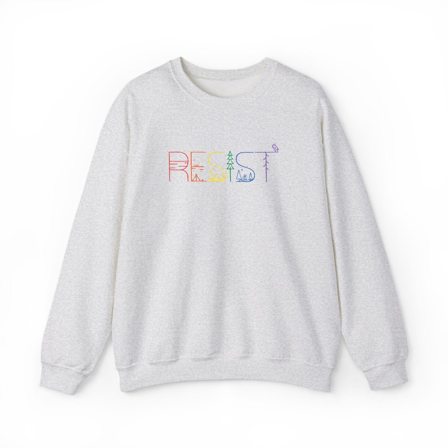 Resist sweatshirt anti Trump long sleeve shirt pro democracy merch no kings protest sweatshirt lgbtq rights apparel activist gift idea
