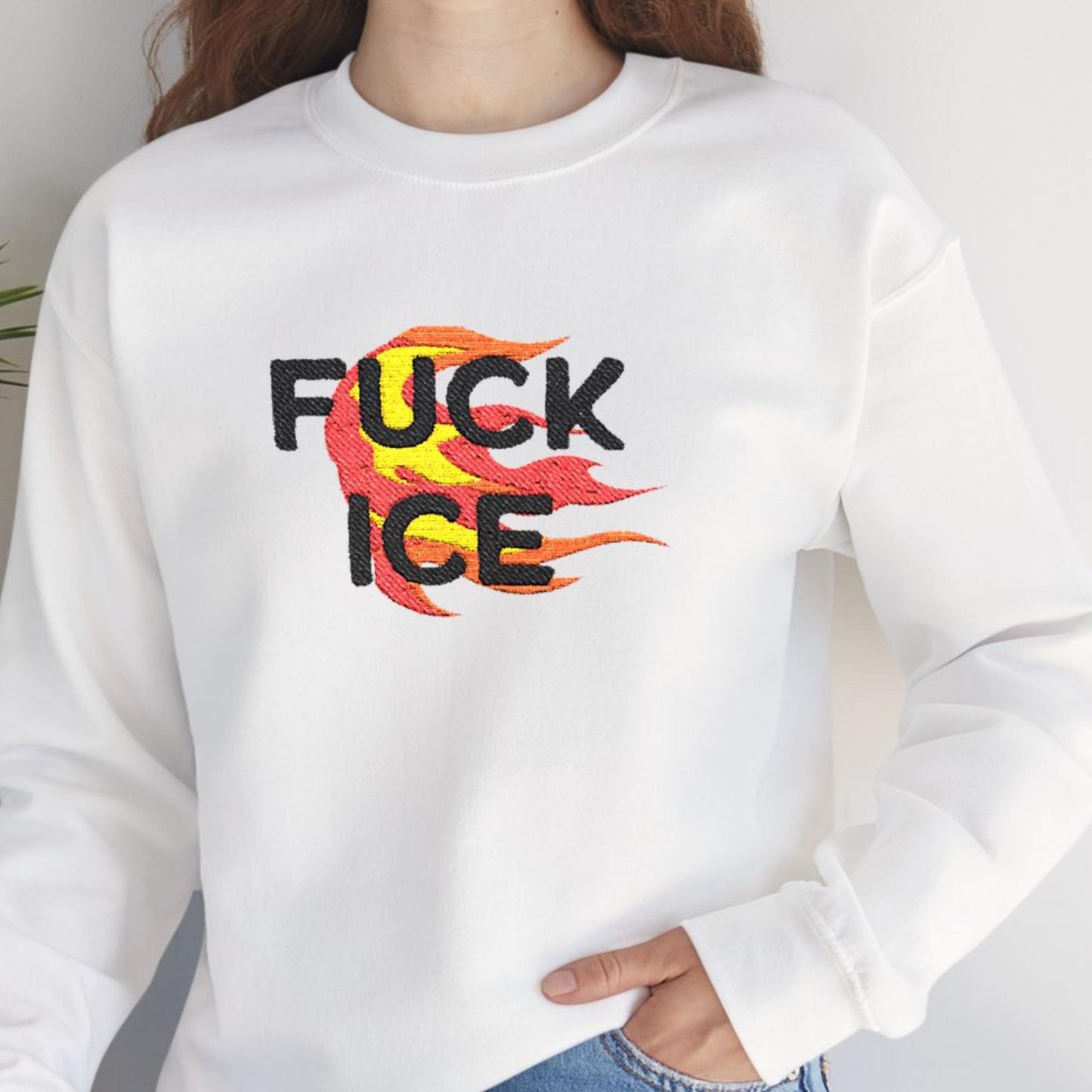 F*ck ICE sweatshirt abolish ICE apparel f*ck Trump gift idea political merch chinga la migra sweatshirt activist apparel human rights shirt