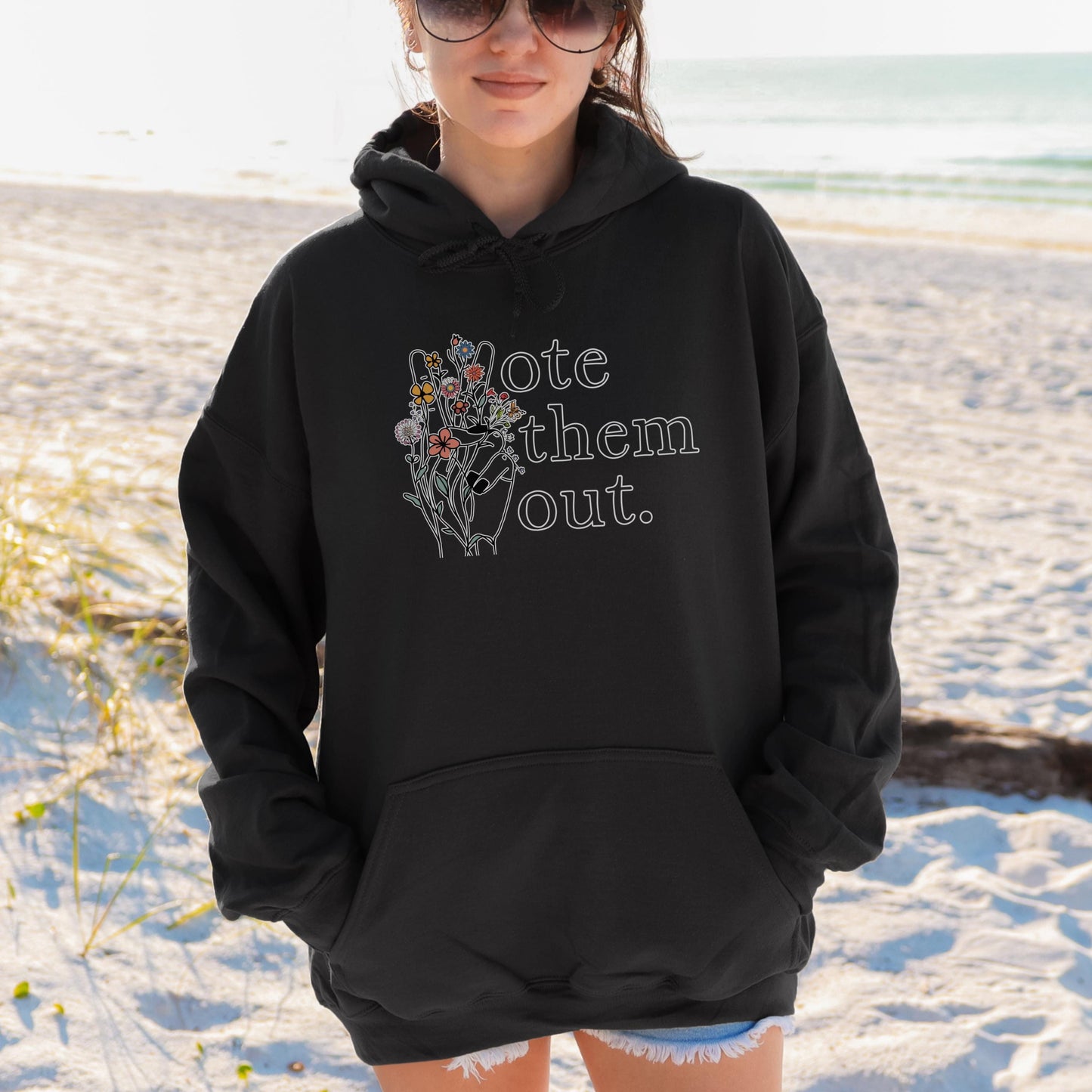 Vote them out hoodie anti Republican sweatshirt anti Trump shirt democrat gift idea liberal hoodie protest apparel rally sweatshirt f*ck ICE