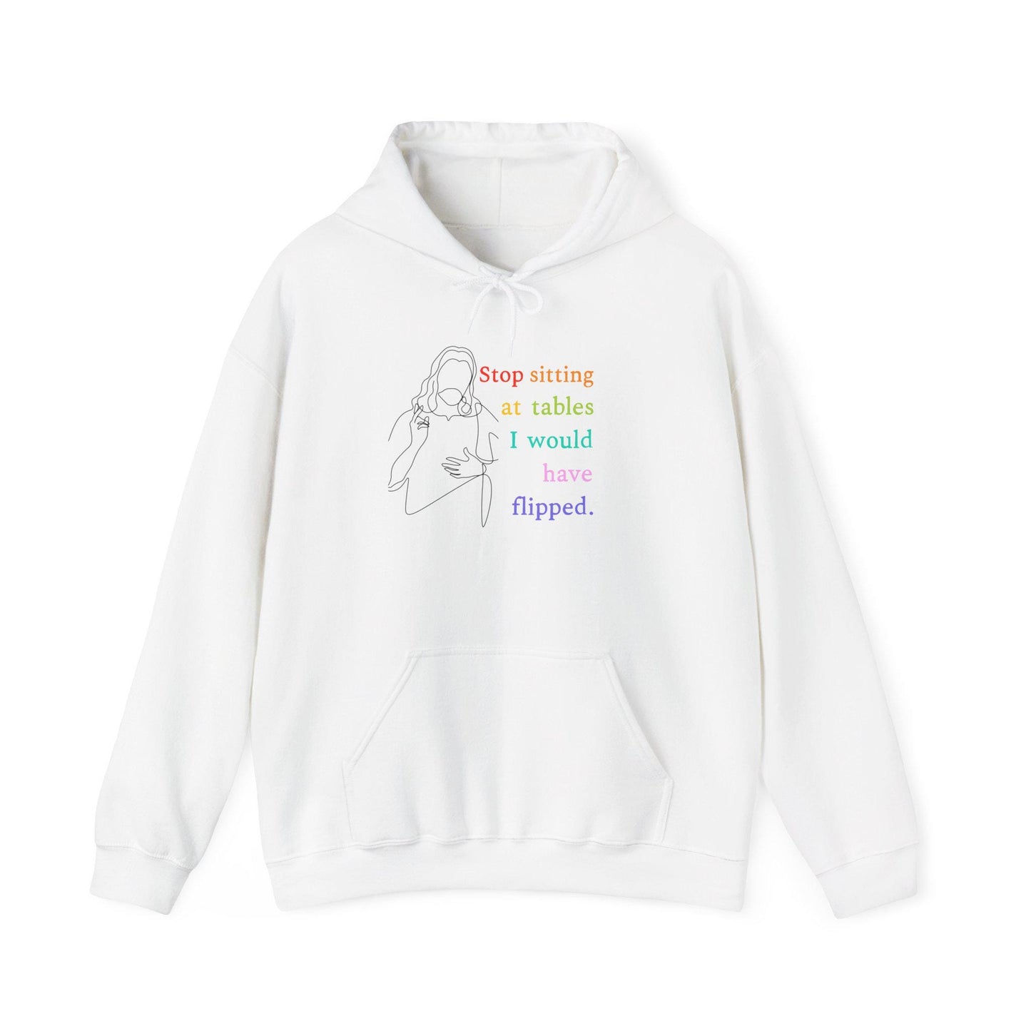 Liberal Christian hoodie human rights sweatshirt Jesus was an immigrant apparel woke hoodie lgbtq rights shirt anti christian nationalism