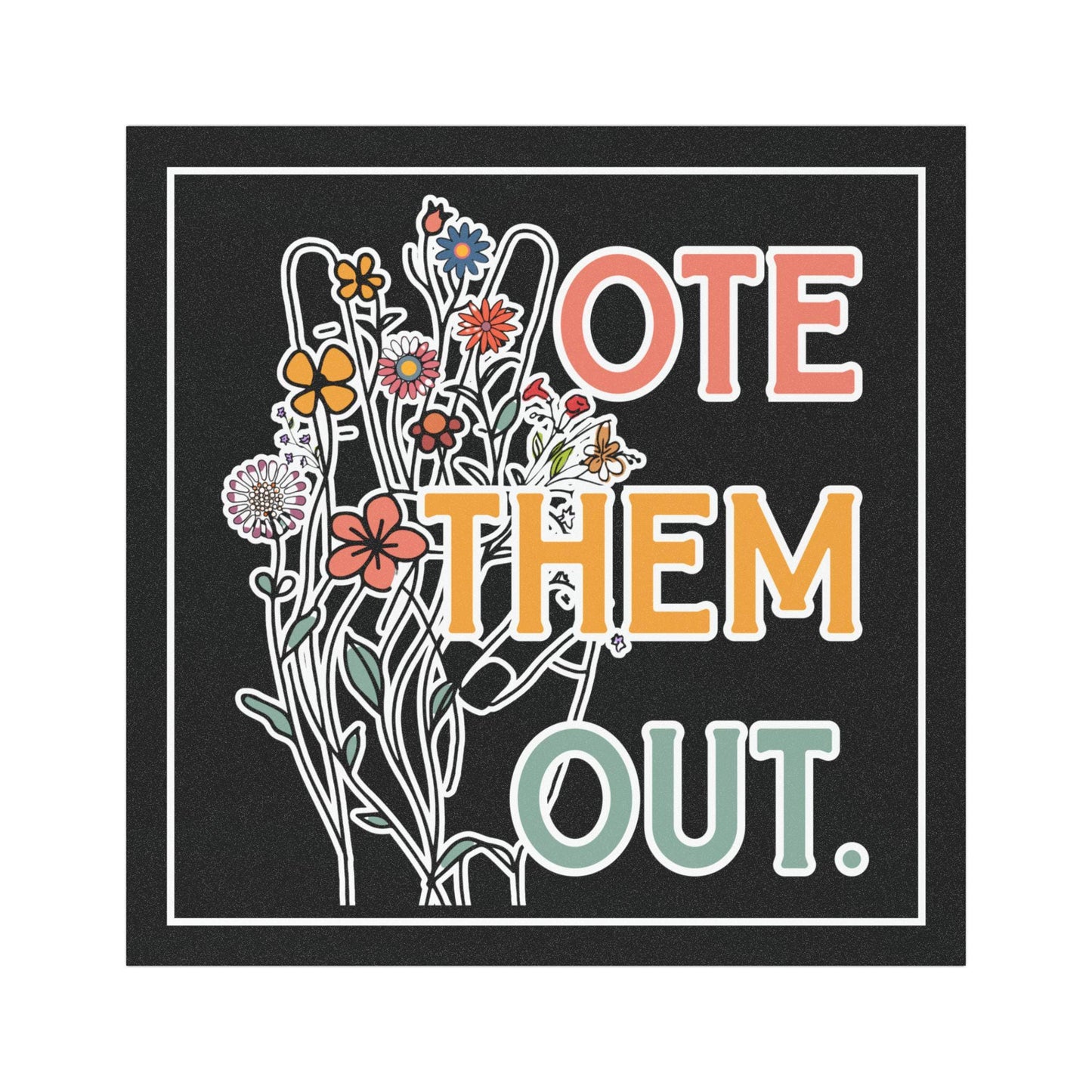 Vote them out car magnet anti Trump car decal anti war gift idea activist merch democrat car magnet liberal gift idea social justice magnet
