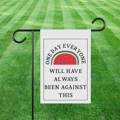 Pro Palestine house flag free Gaza garden banner anti fascism merch social justice house flag anti genocide gift idea activist house flag