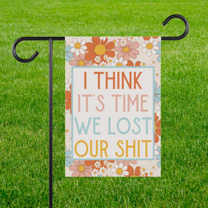 Funny anti Trump house flag resistance movement garden banner anti fascist merch feminist house flag lgbtq rights merch political house flag