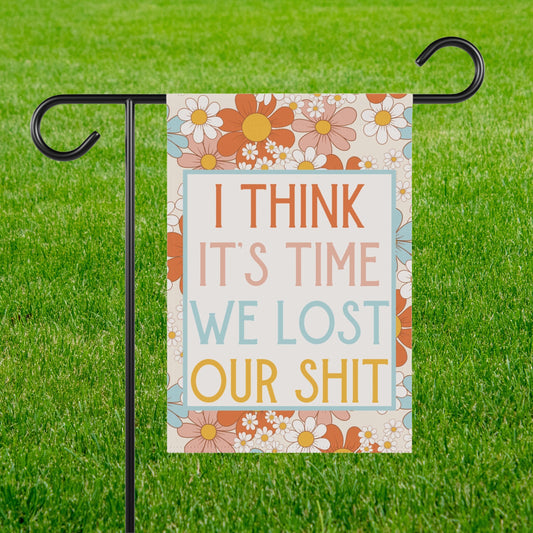 Funny anti Trump house flag resistance movement garden banner anti fascist merch feminist house flag lgbtq rights merch political house flag