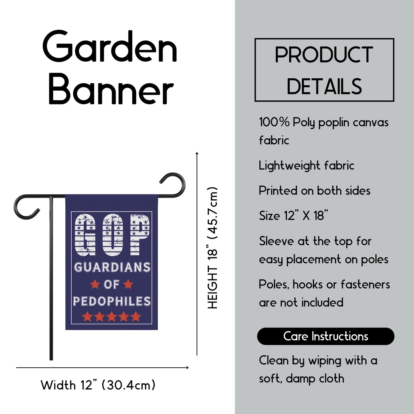 Anti Republican house flag fuck Trump garden banner anti MAGA merch impeach Trump house flag eat the rich merch drain the swamp house flag