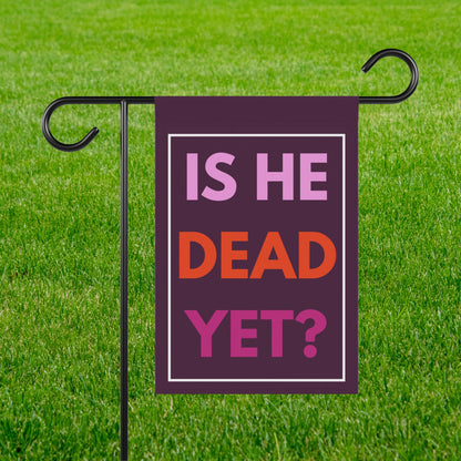 garden flag, Anti-Trump FDT house flag, Anti-MAGA Fuck Trump flag, Resistance Movement merch, anti-fascism house flag