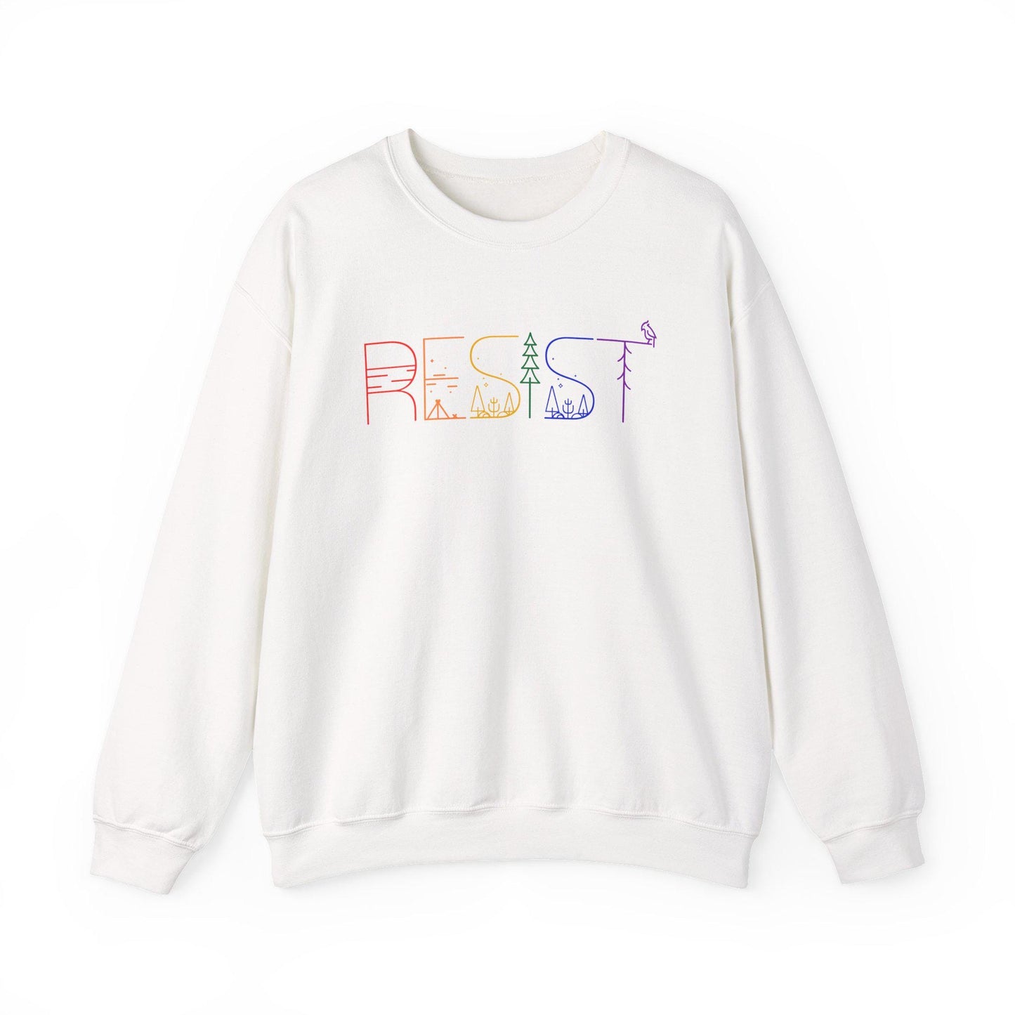Resist sweatshirt political shirt anti Trump sweatshirt Democrat gift protest shirt FDT merch Free Palestine shirt fight fascism sweatshirt