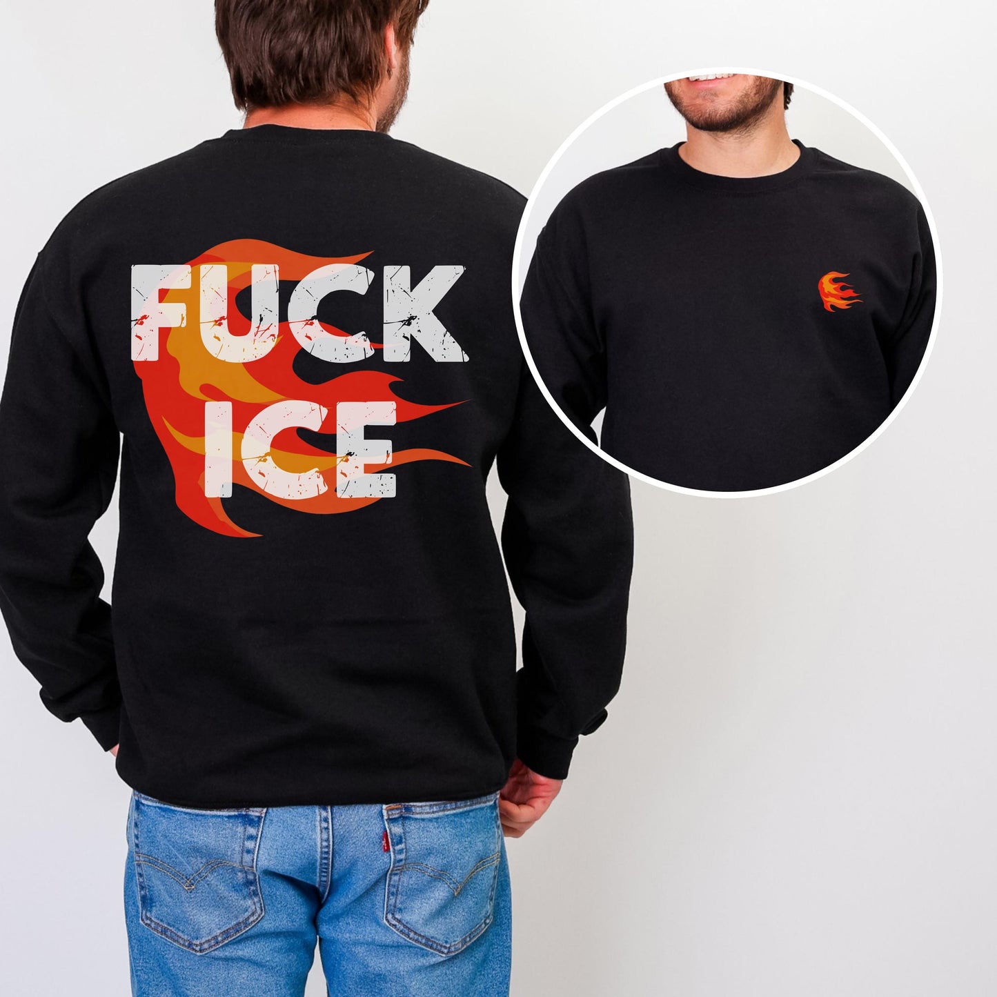 Fuck ICE unisex sweatshirt abolish ICE shirt anti Trump sweatshirt chinga la migra hoodie fight fascism shirt no human being is illegal