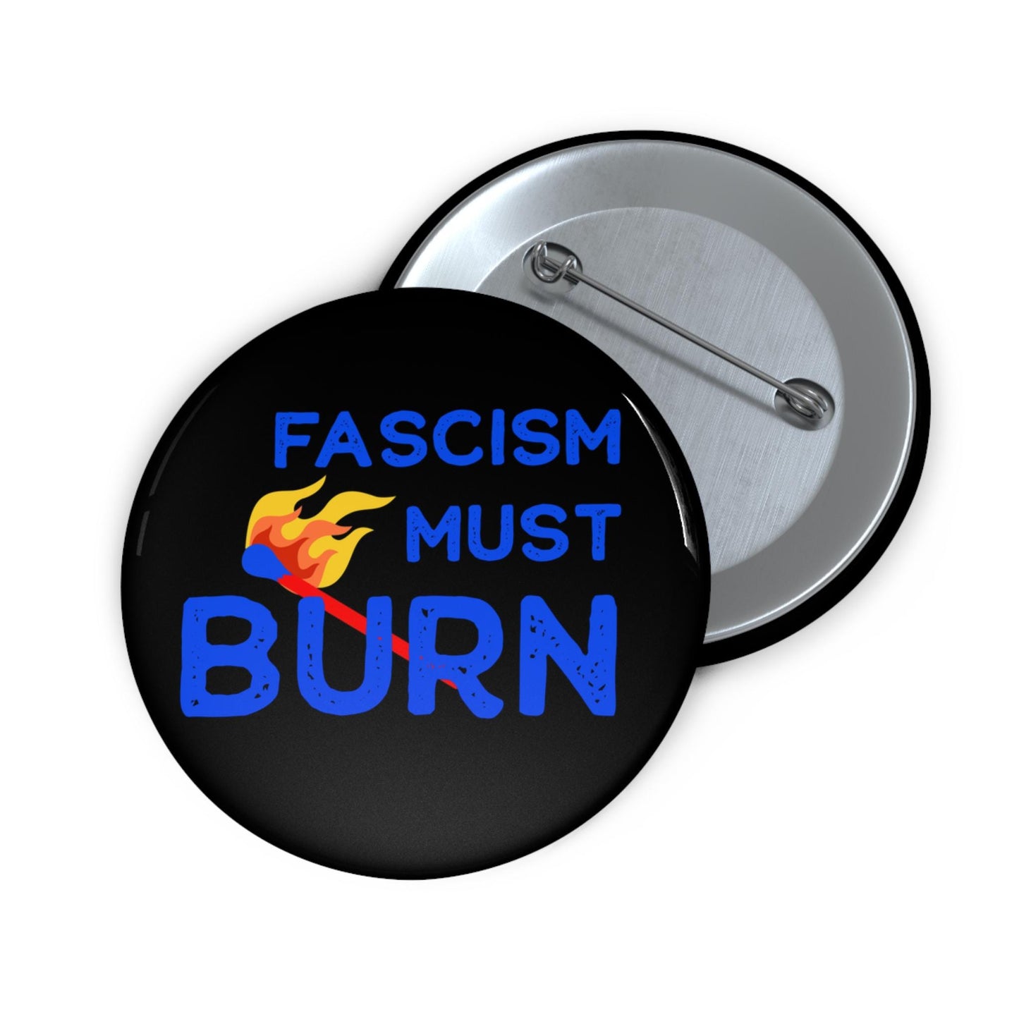 Anti fascism button fuck Trump pin resistance merch political activist button social justice merch eat the rich button resist merch fuck ICE