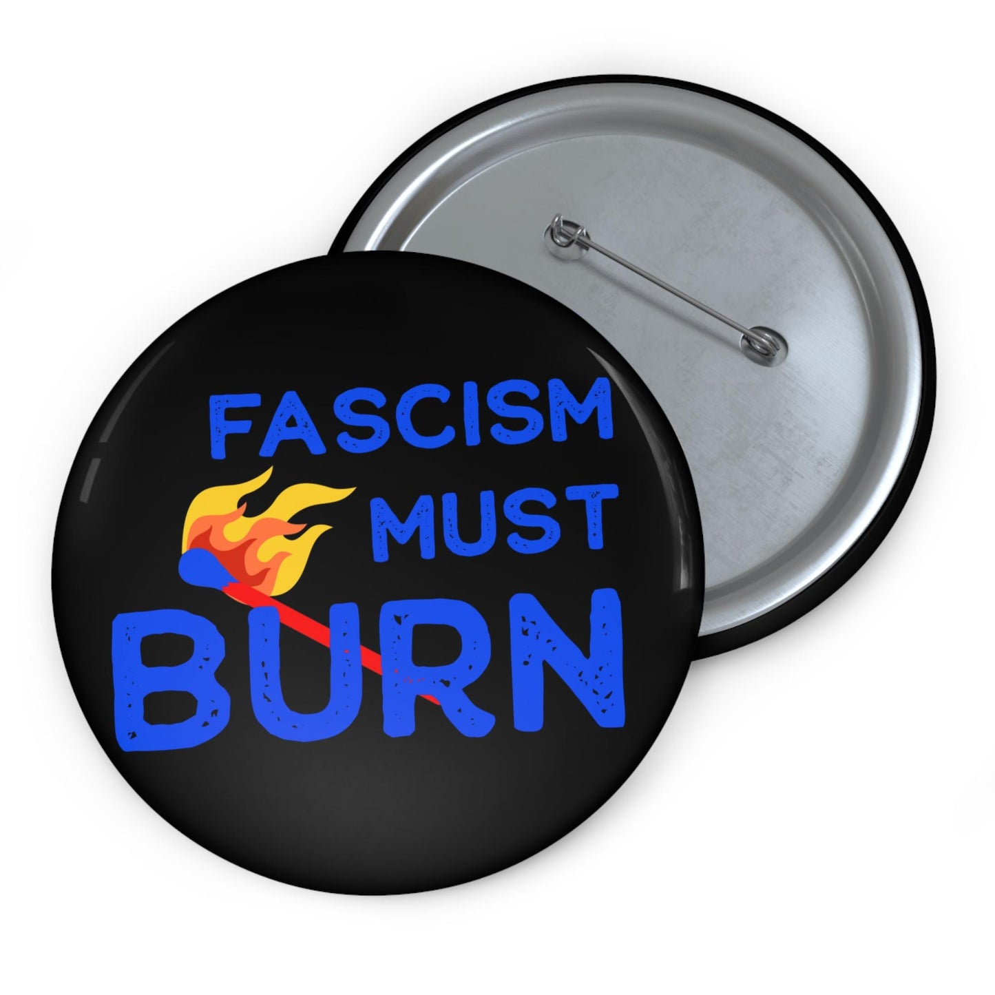 Anti fascism button fuck Trump pin resistance merch political activist button social justice merch eat the rich button resist merch fuck ICE