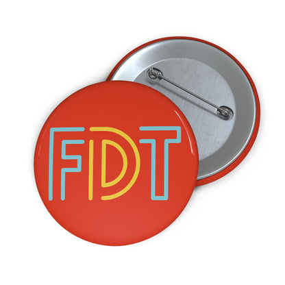 FDT pinback button anti Trump pin anti fascism merch fuck Donald Trump accessories leftist pin protest merch 8647 pin thoughts and tariffs