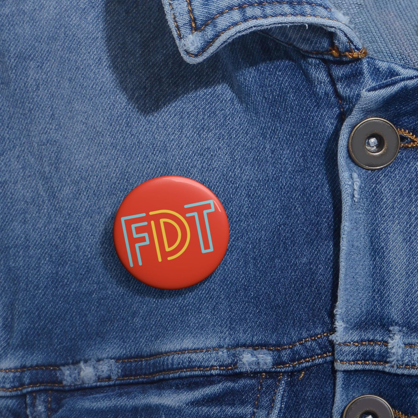 FDT pinback button anti Trump pin anti fascism merch fuck Donald Trump accessories leftist pin protest merch 8647 pin thoughts and tariffs