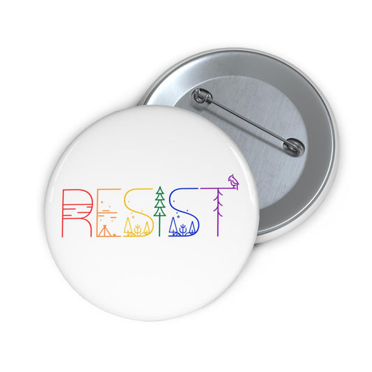 Resist button anti Republican pin save our parks merch equality button anti fascism merch FDT button socialist merch feminist accessories