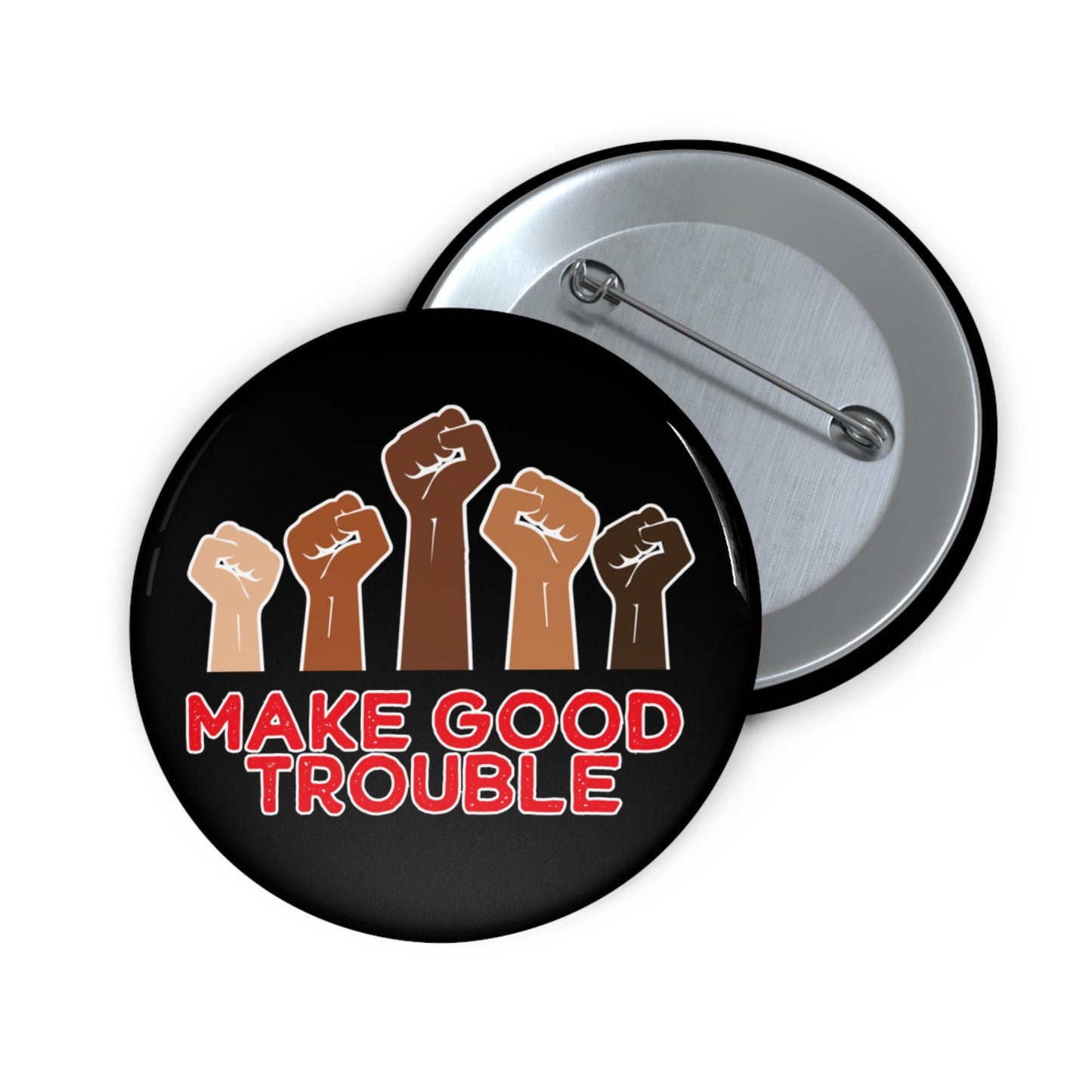 Make good trouble button protest pin anti Trump merch social justice merch anti fascism merch activist button liberal gift idea fuck Trump