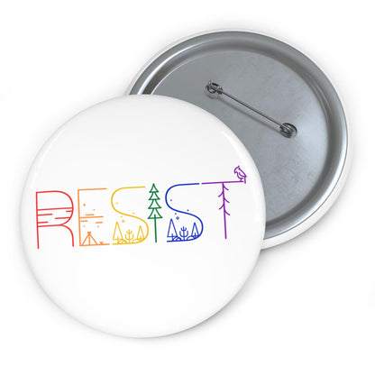 Resist button anti Republican pin save our parks merch equality button anti fascism merch FDT button socialist merch feminist accessories