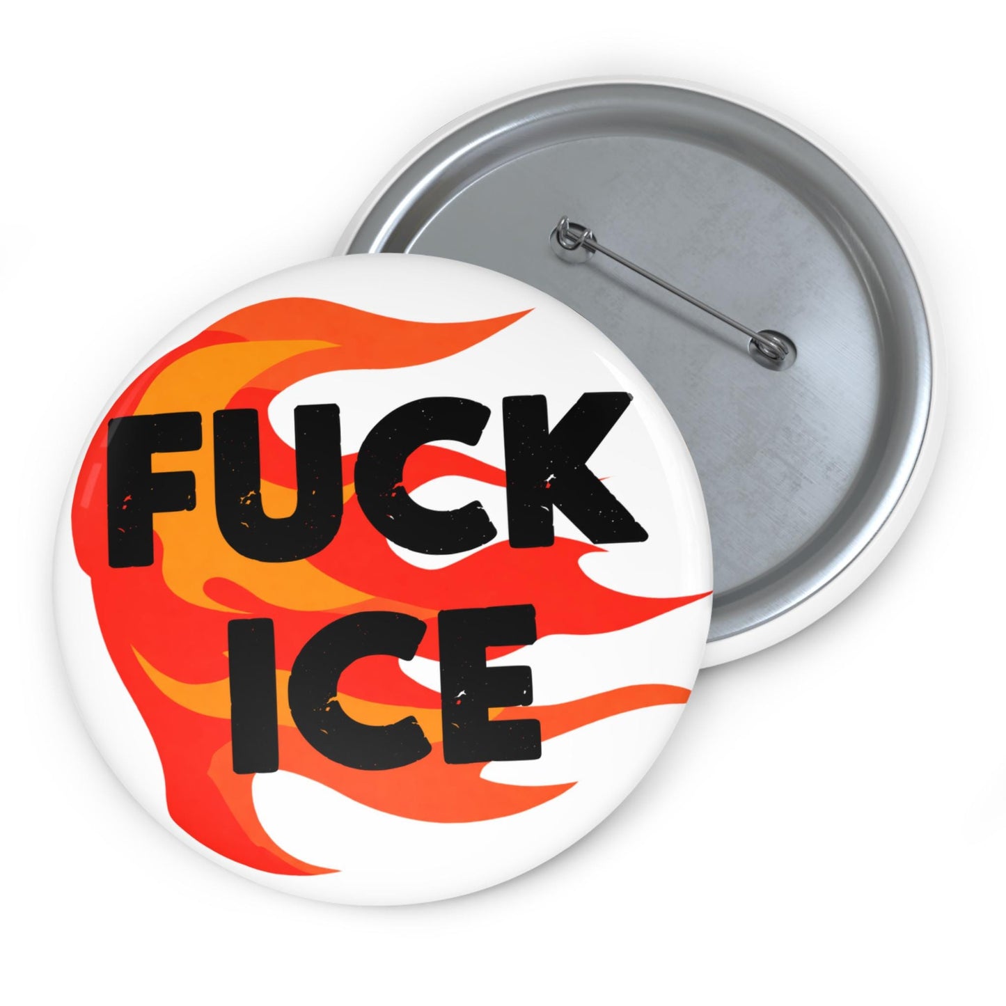 Fuck ICE button abolish ICE pin anti Trump accessories activist gift idea pro immigrant button social justice merch leftist accessories
