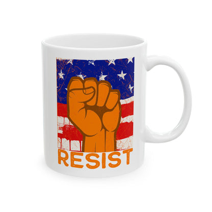 Resist Anti Fascism Mug Anti Trump Coffee Cup Social Justice Merch Activist Gift Idea Political Protest Mug No Kings Protest Pro Democracy