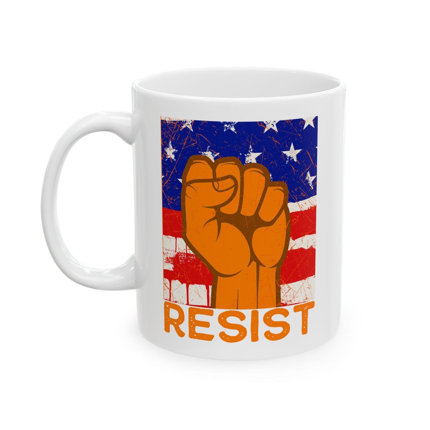 Resist Anti Fascism Mug Anti Trump Coffee Cup Social Justice Merch Activist Gift Idea Political Protest Mug No Kings Protest Pro Democracy