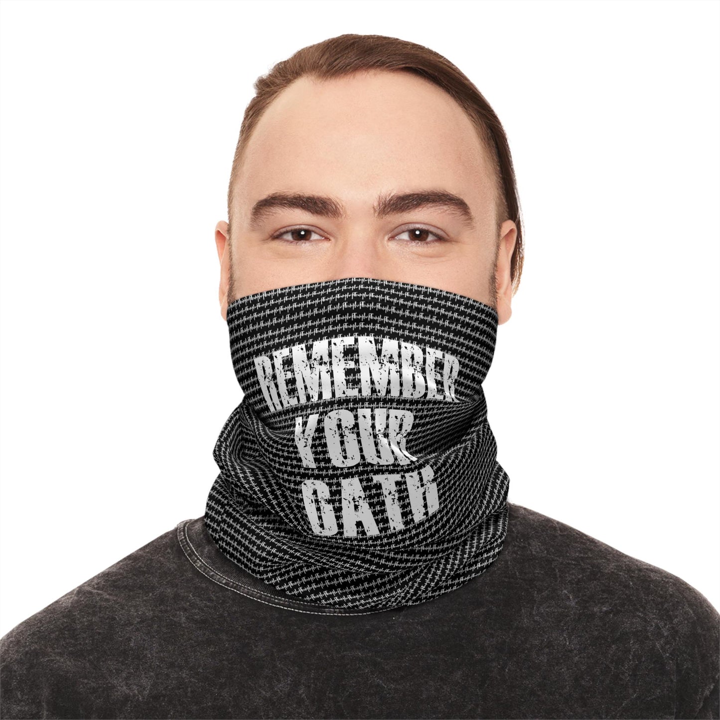 Remember Your Oath Protest Face Cover