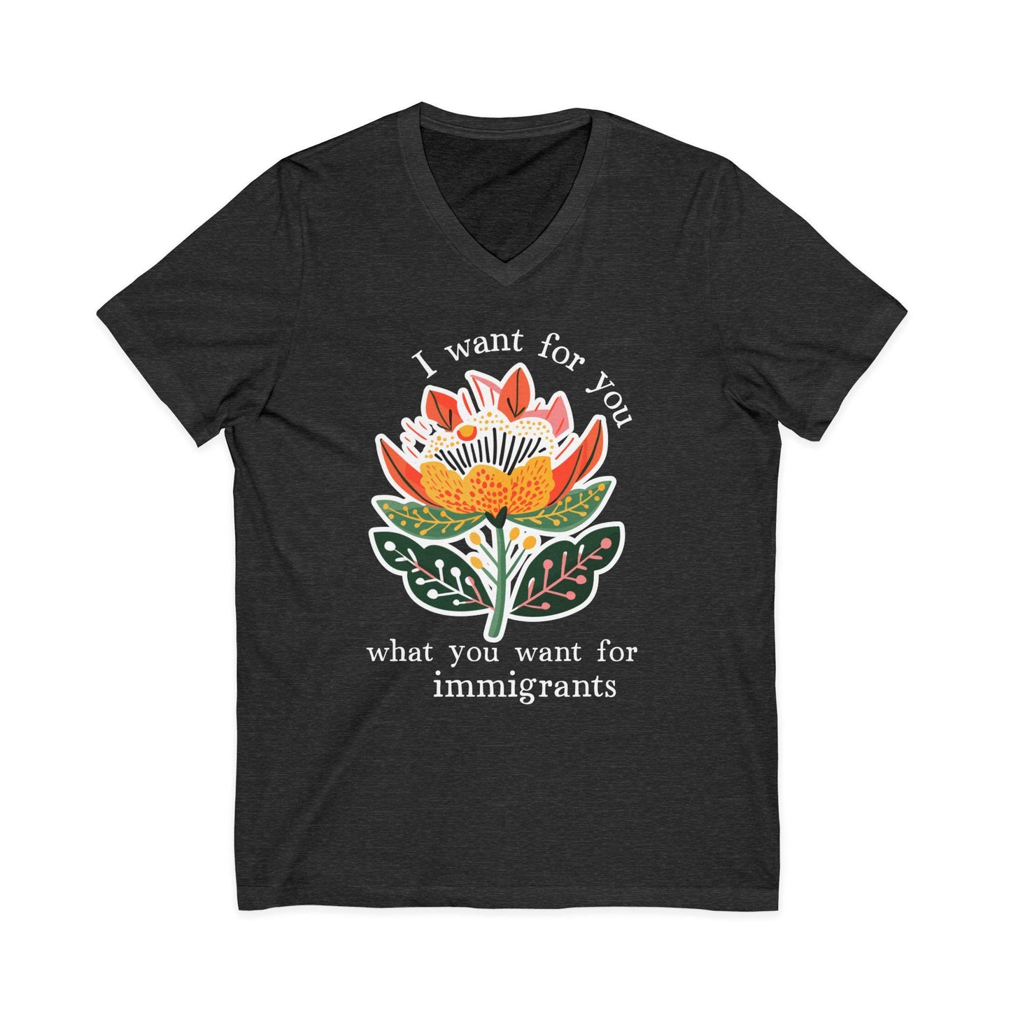 Immigration Rights Shirt Abolish ICE Tee Human Rights Top No Human Is Illegal Apparel No Kings Protest Anti Trump Shirt Activst Protest Gift