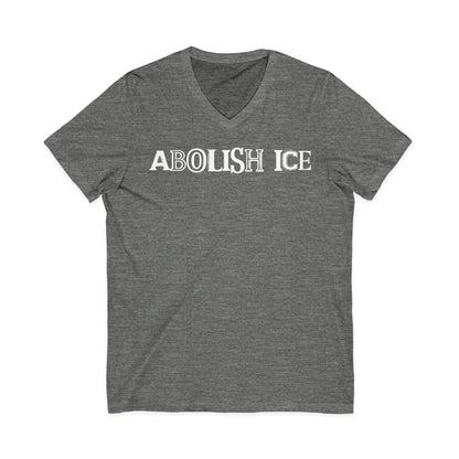 Abolish ICE Statement Shirt Bold Political Activism V-Neck Tee Protest Apparel Fuck ICE Merch Chinga La Migra Tee Anti Fascism Anti Racism