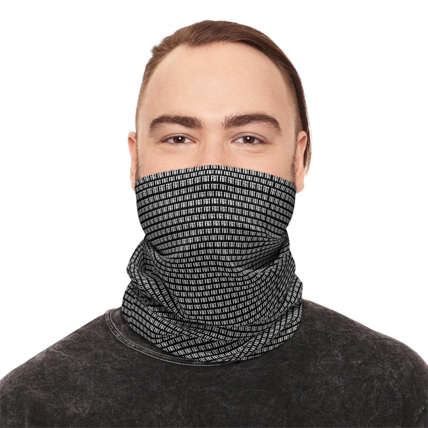 FDT Adjustable Face Mask Hidden Anti Trump Message Apparel Fuck Trump Merch No Kings Protest Apparel Cloth Face Cover Leftist Gift Idea