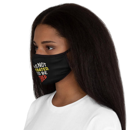 Anti Fascist Face Mask Crush Fascism Not Debated Protest Mask for Activists Anarchists Leftist Streetwear and Political Resistance